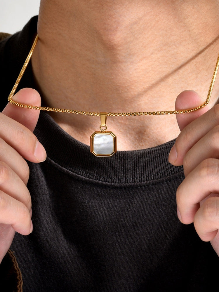 DCRB Stone Pendant Necklace
