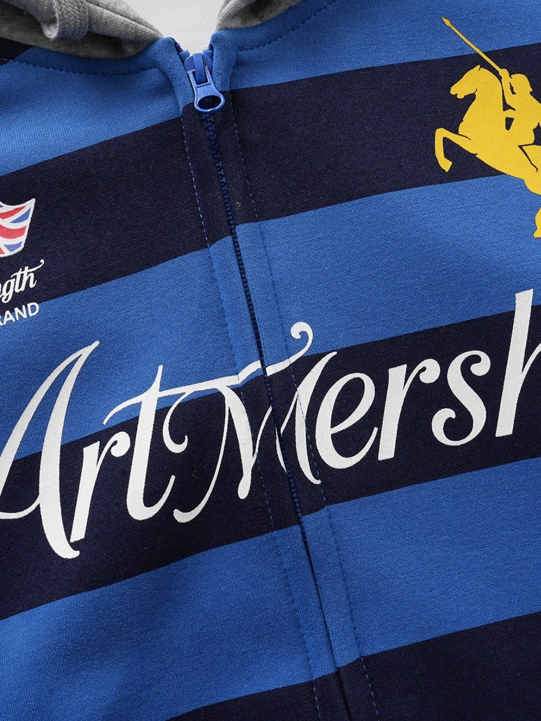DCRB Striped Zip Hoodie