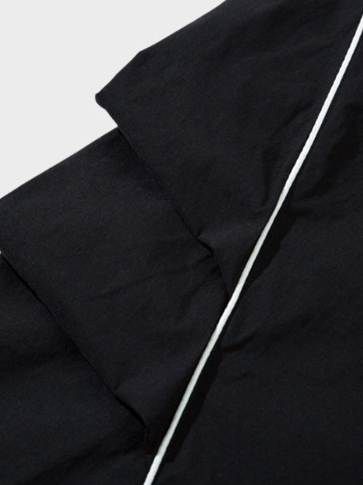 DCRB Y2K White Striped Sport Joggers