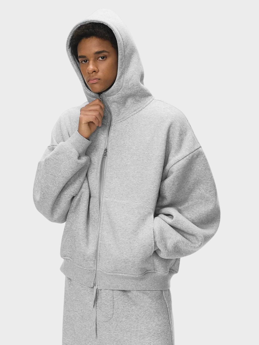 DCRB High Collar Fleece Zipper