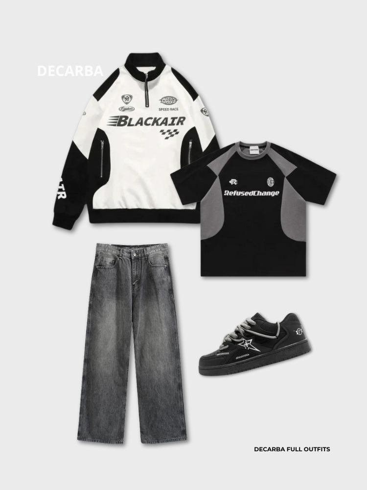 Blackair Grey & Black Outfit