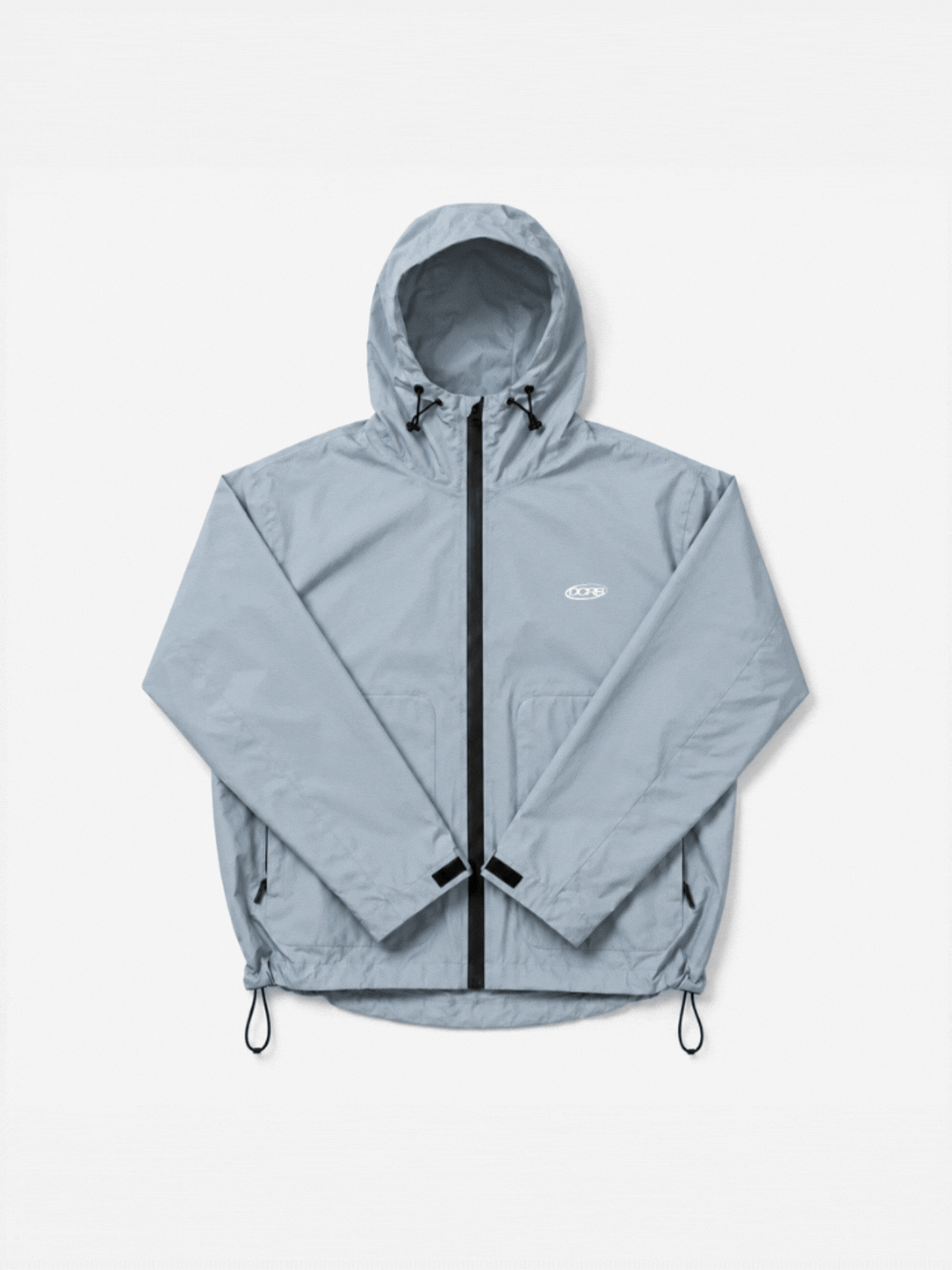 DCRB Blue Water Reactive Cheetah Rain Jacket