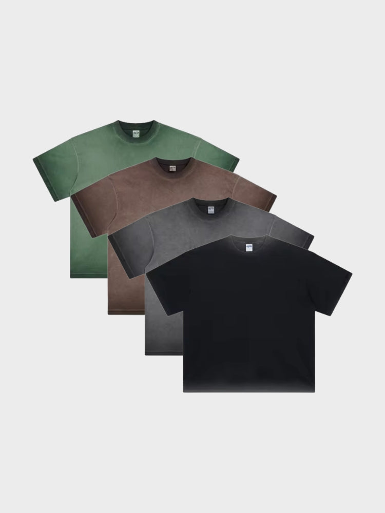 Bundle of 4 - Decarba Gradient Washed T-Shirt