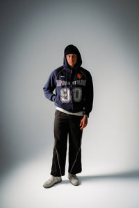 Vintage Sinner 90 Hoodie with Zipper