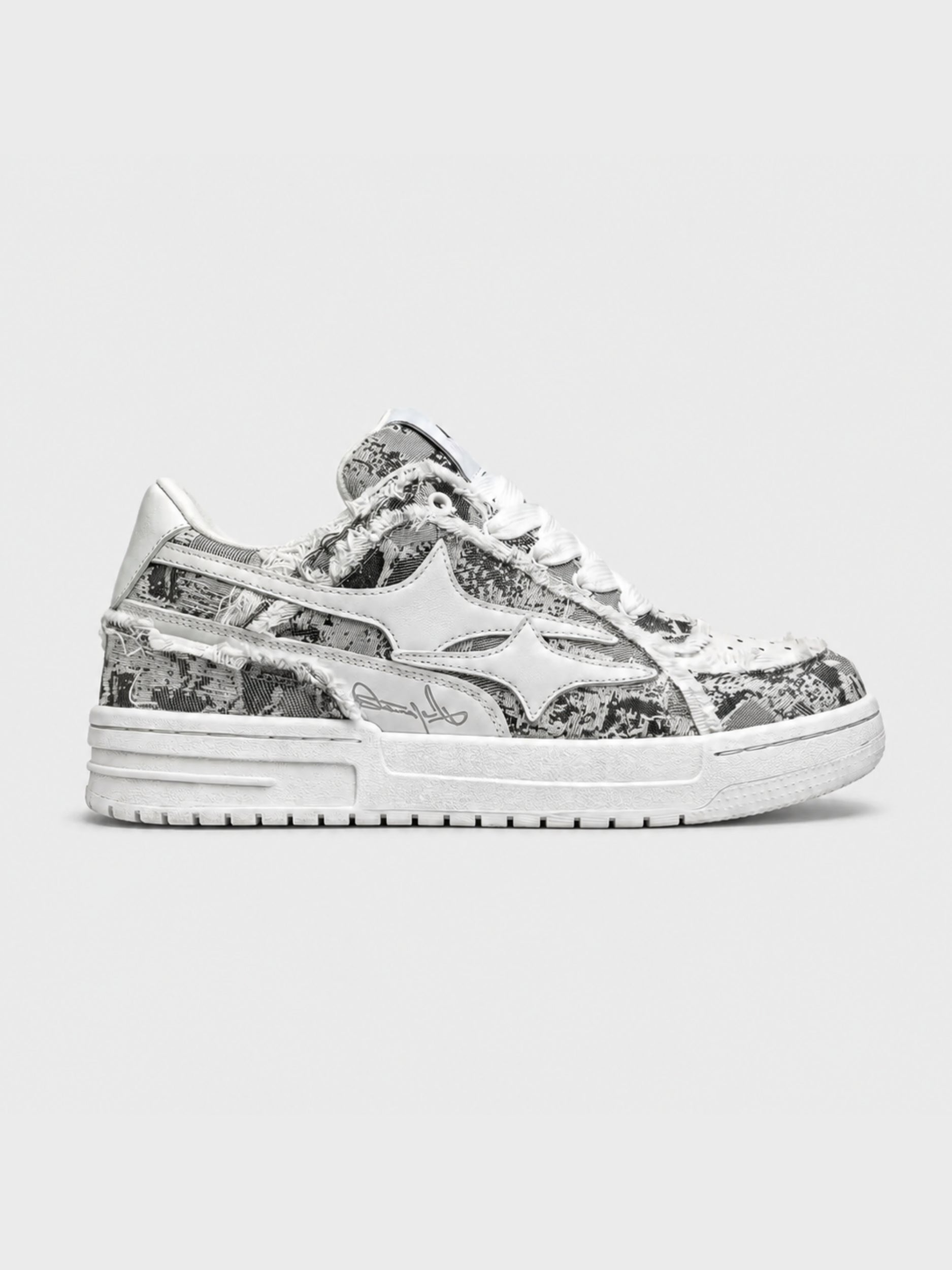DCRB Broken Camo Grey Sneakers