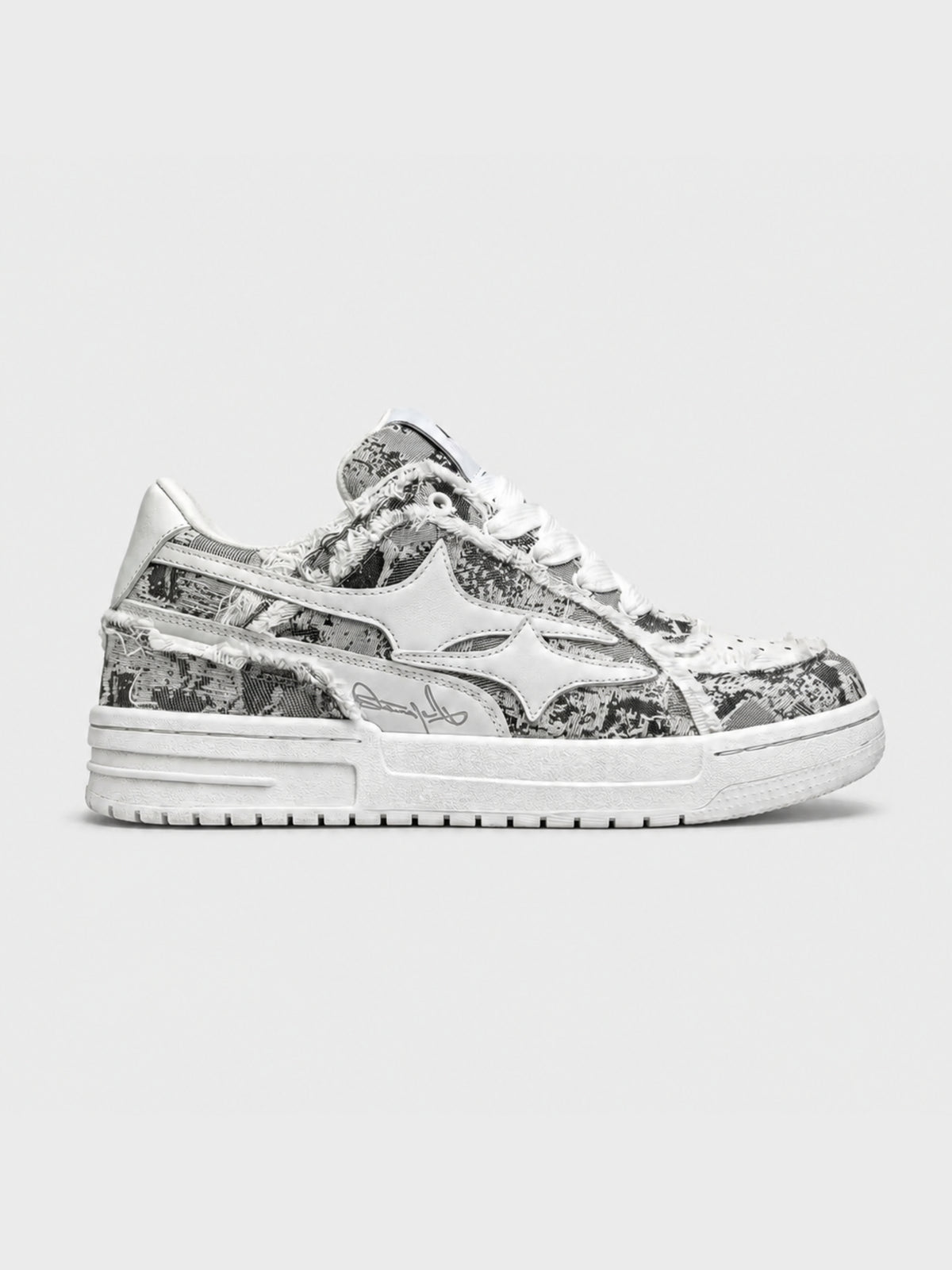 DCRB Broken Camo Grey Sneakers