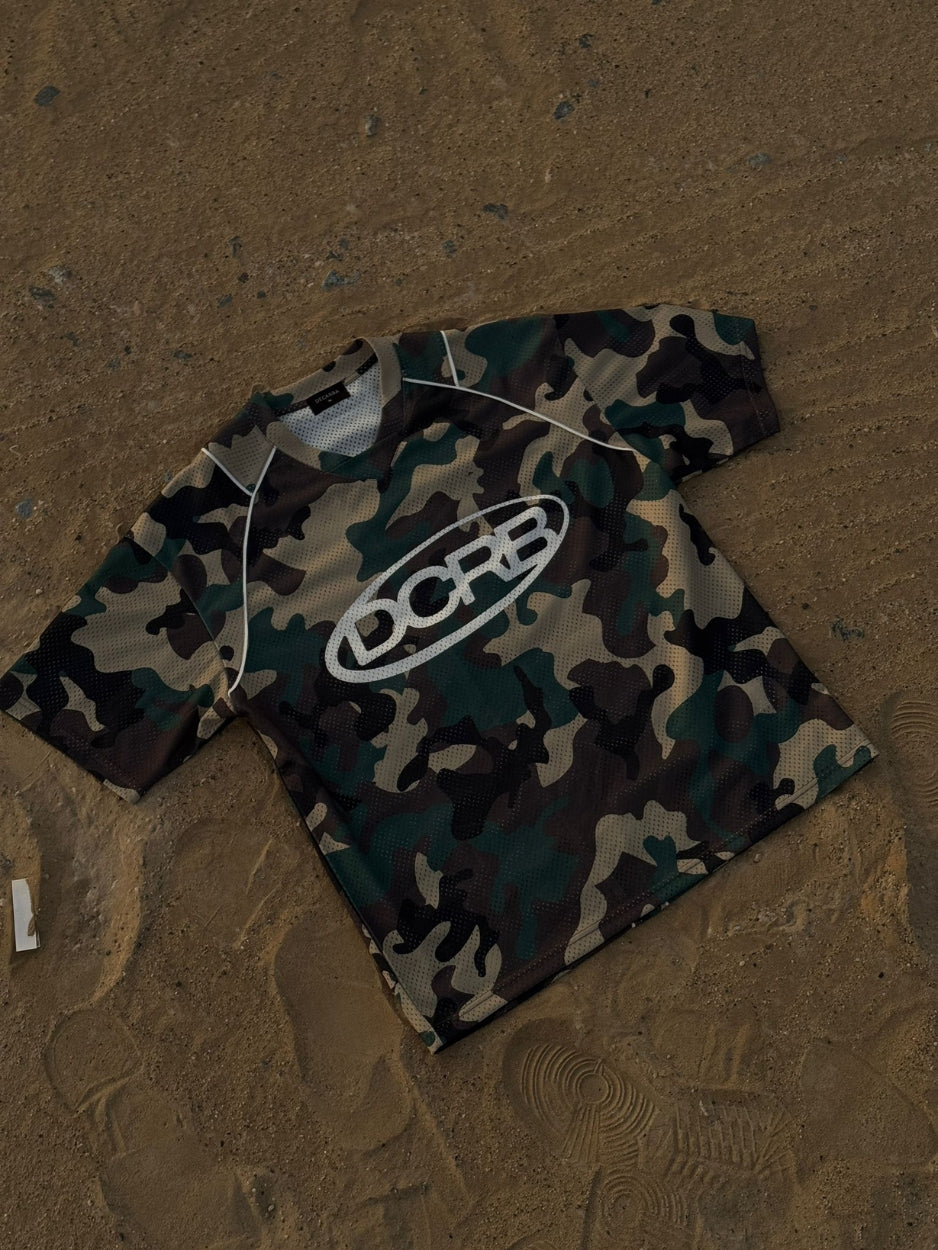 DCRB Camo Football Tee