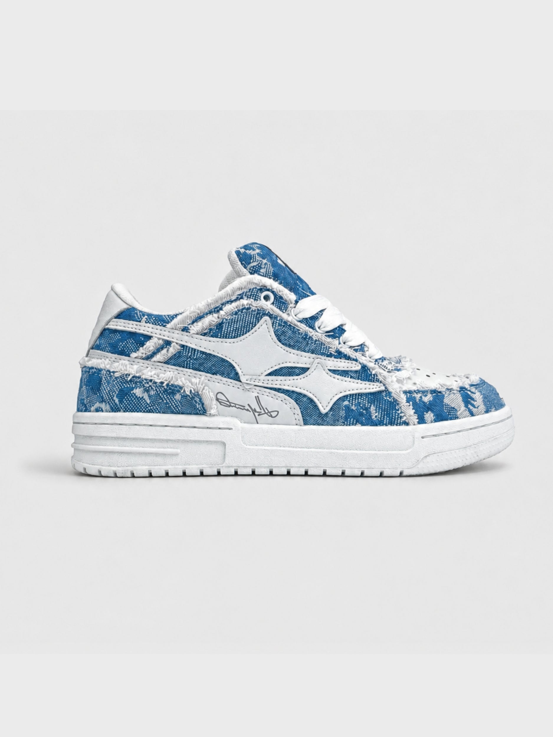 DCRB Broken Denim Sneakers