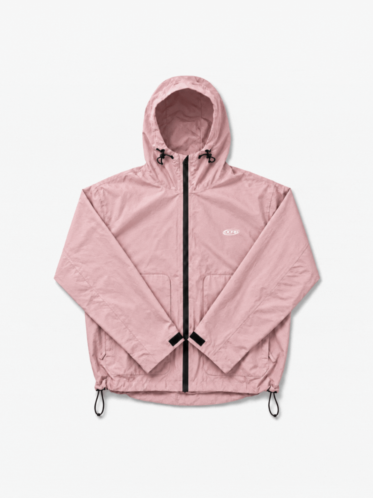 DCRB Pink Water Reactive Cheetah Rain Jacket