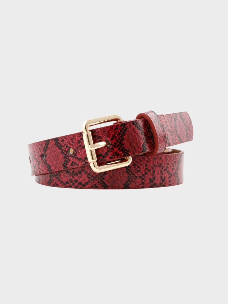 DCRB Snake Print Belt