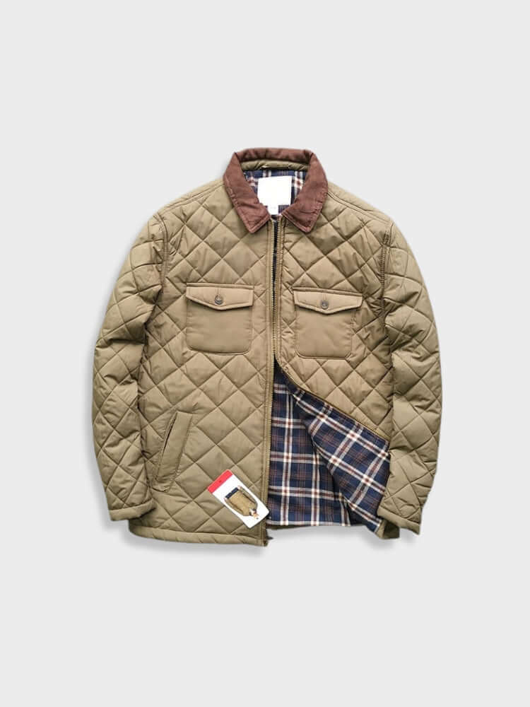 Classic Plaid Polo Jacket