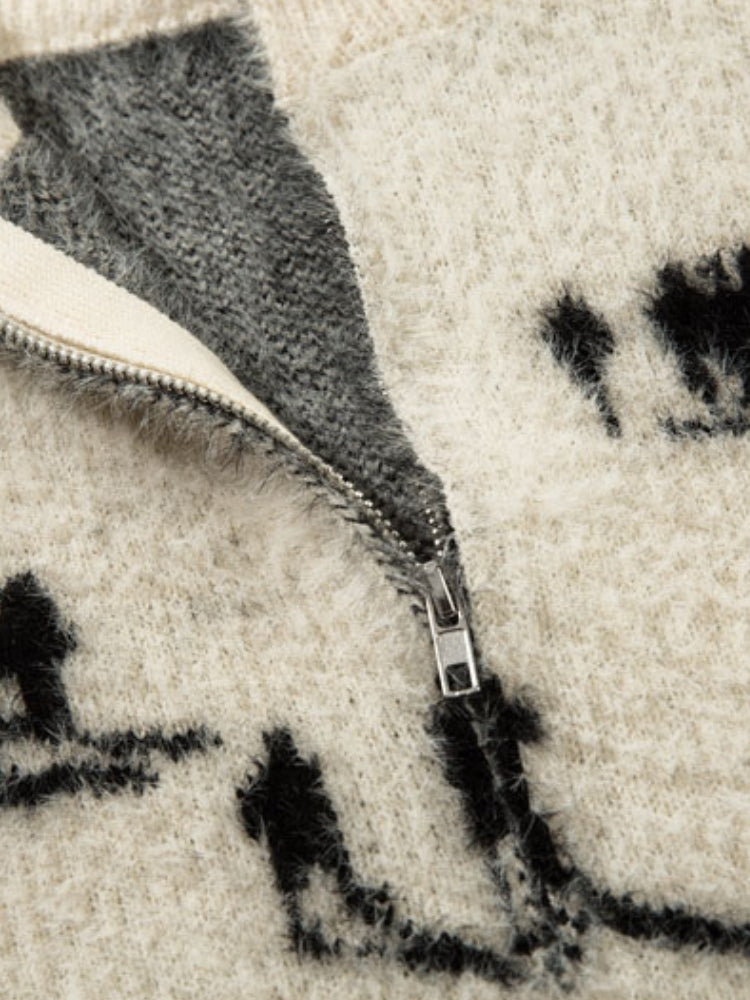 Mohair Winter Zipper