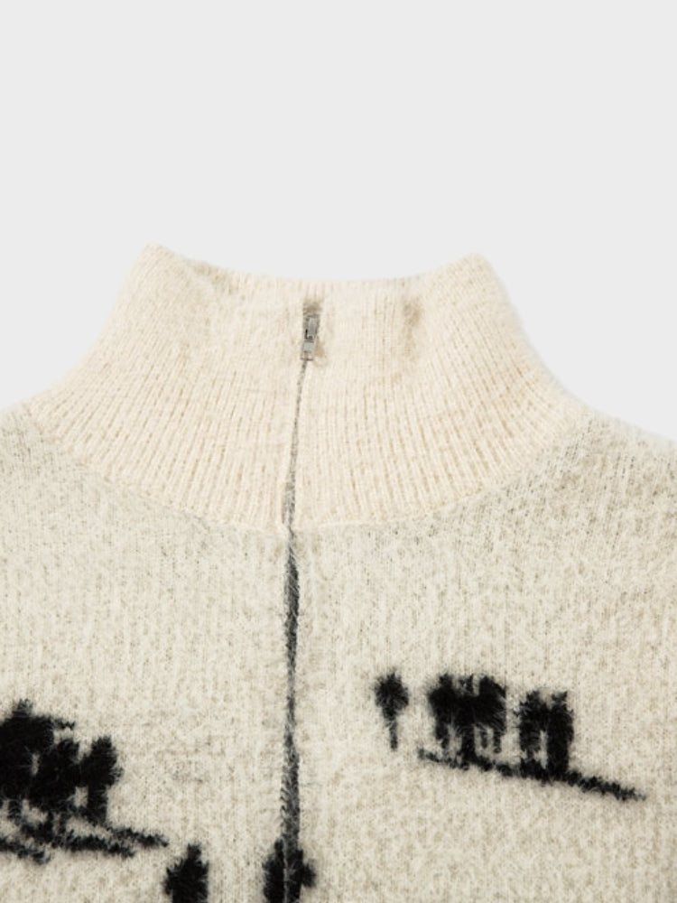 Mohair Winter Zipper