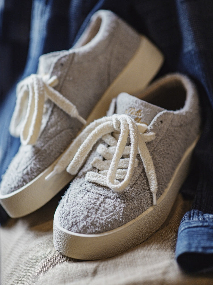 Leather Mohair Sneakers