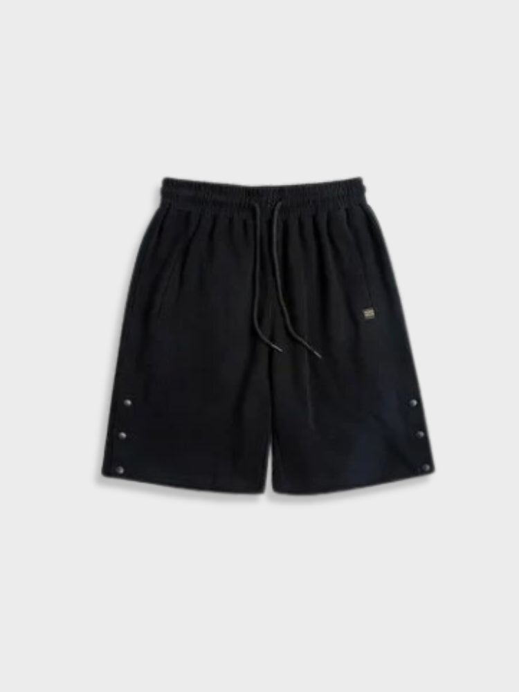 Side Button Relaxing Shorts