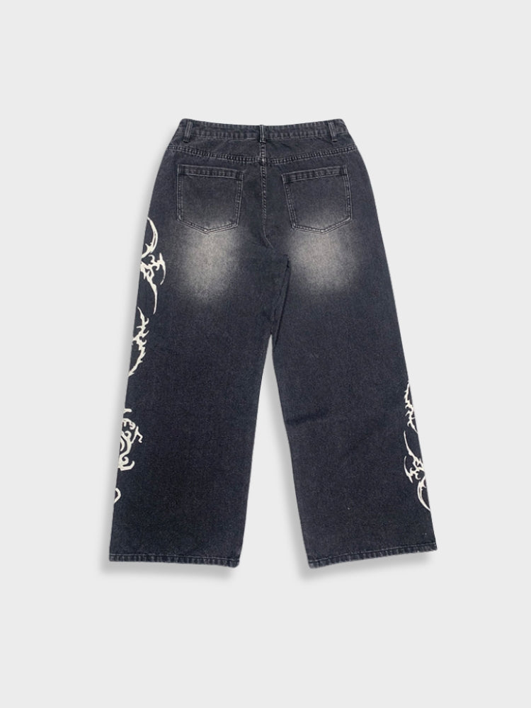 Black Graphic DCRB Denim