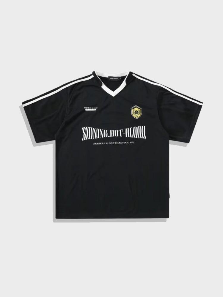 Sparkle Football Tee