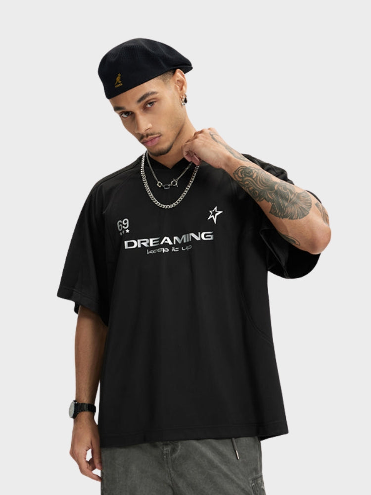 Dreaming 69 Football Tee