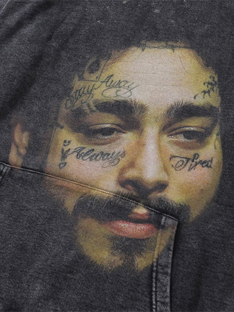 Post Malone Washed Hoodie