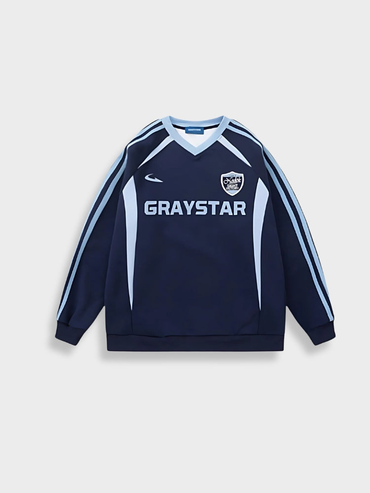 DCRB Graystar Vintage Football Sweater