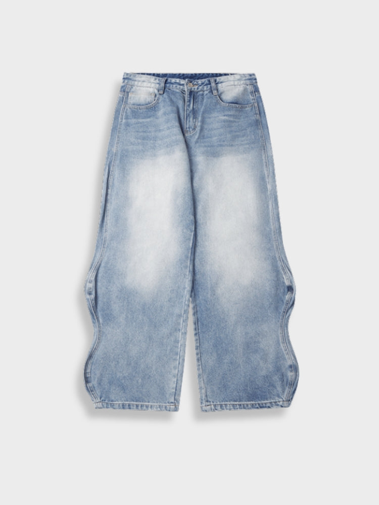 Baggy Waved DCRB Denim