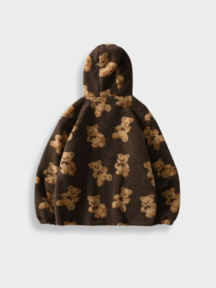 Comfi Bear Fleece Hooded Jacket