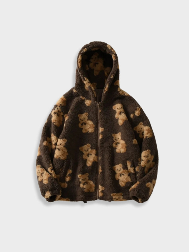 Comfi Bear Fleece Hooded Jacket
