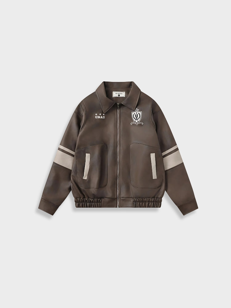 Leather Look Street Club 09 Bomber