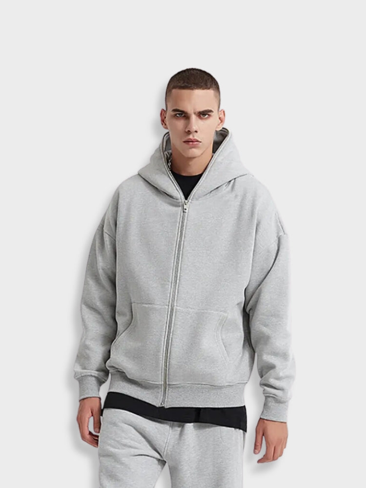 High End Zipper with Hoodie