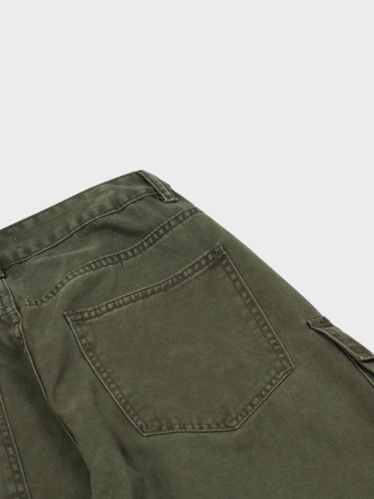 Decarba Loose Fit Pocket Cargo