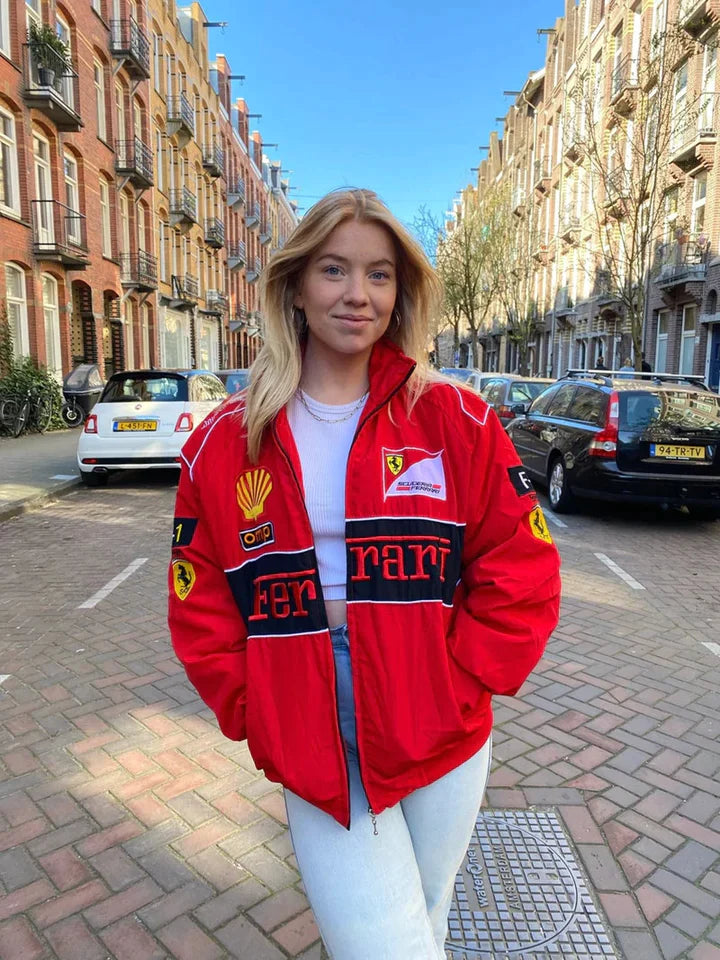 Vintage Red Ferrari Jacket