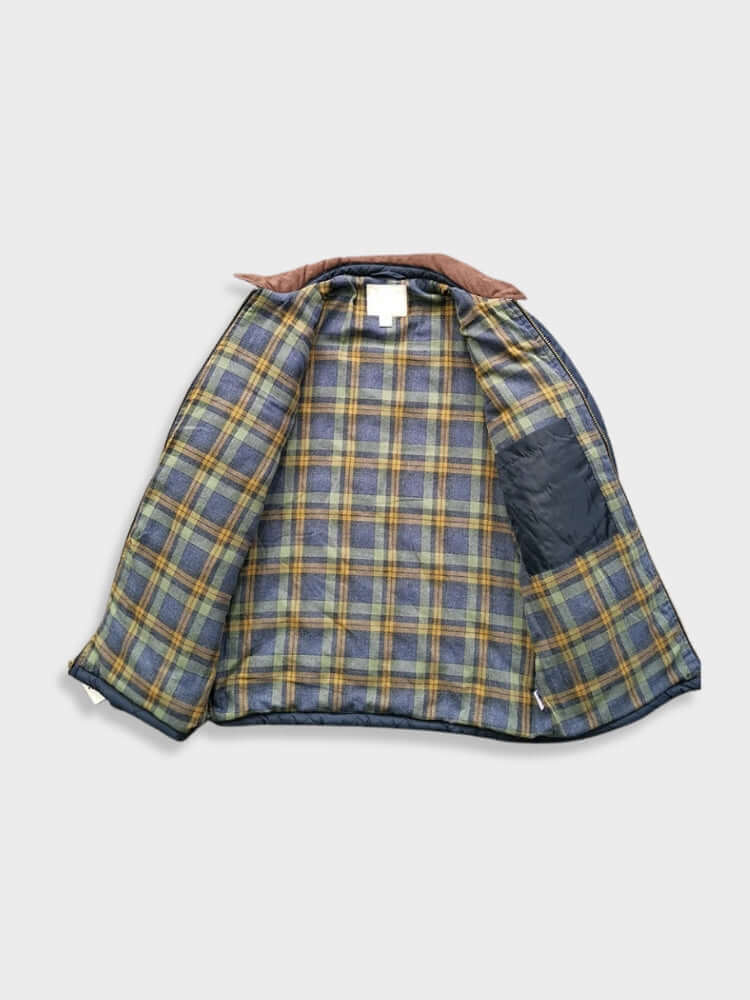 Classic Plaid Polo Jacket