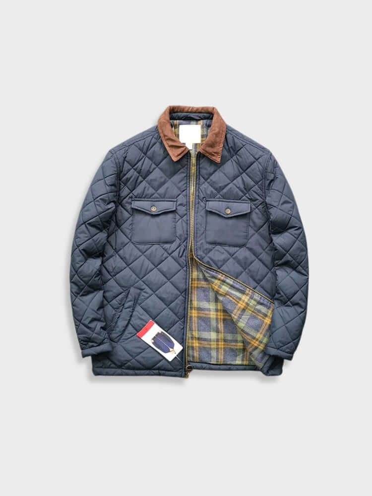 Classic Plaid Polo Jacket