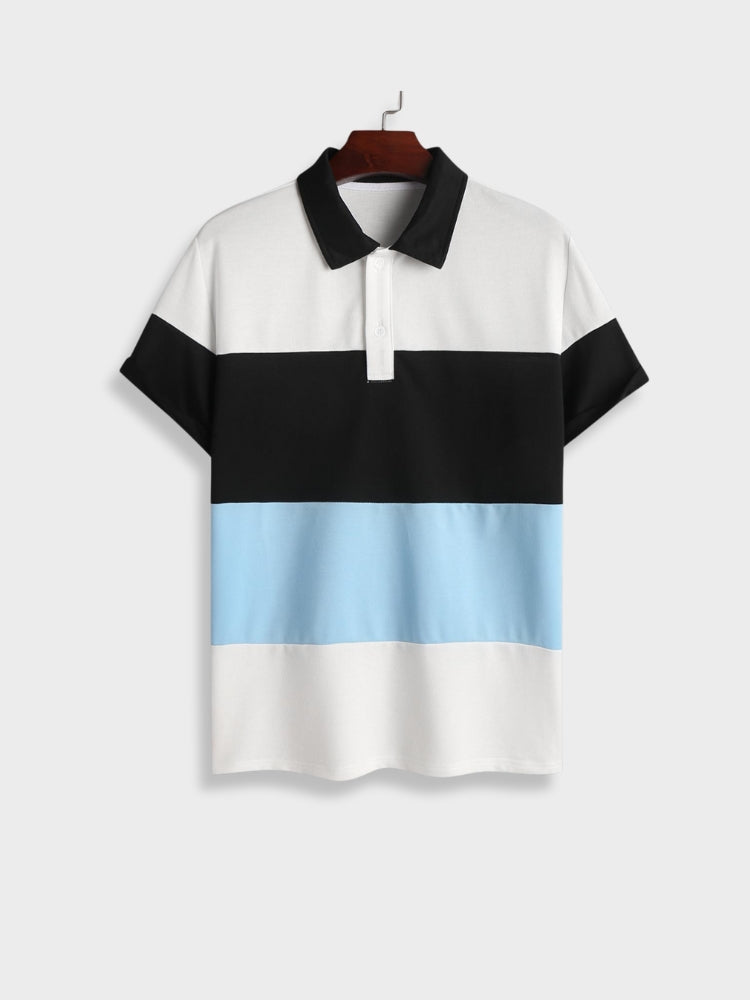 Colorblock Polo Tee