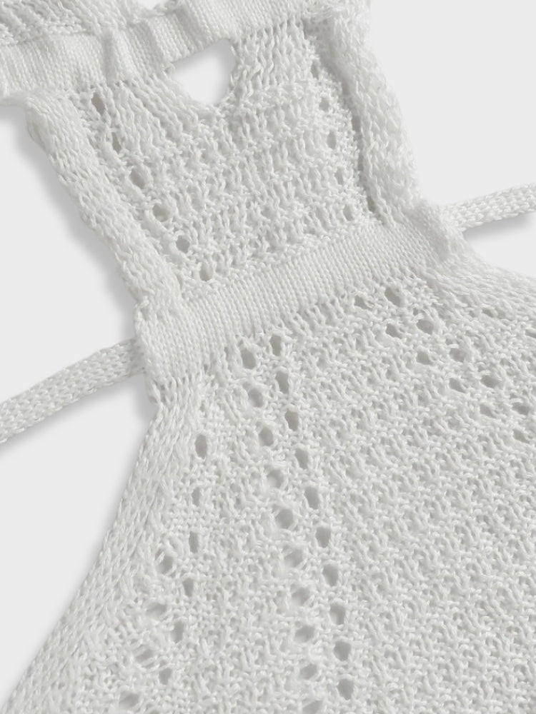 Crochet White Beach Dress